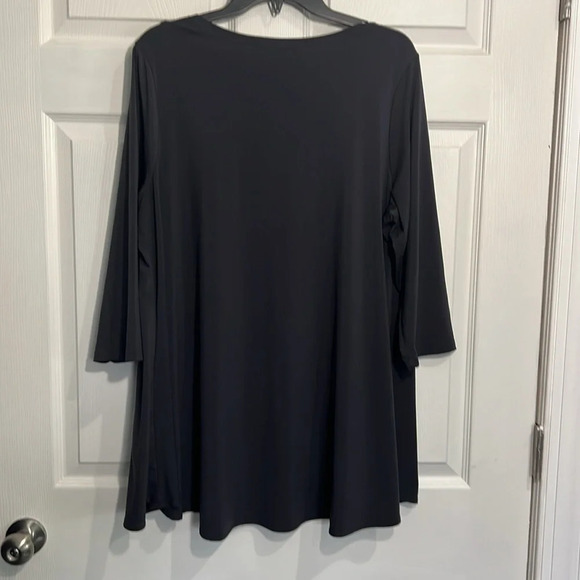 T Tahari women’s gray tunic - XL - PTP 23” (label removed) - Picture 6 of 6